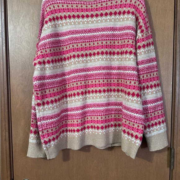 LOFT Women's Multicolor Striped Sweater size L. Worn twice. - Picture 4 of 4